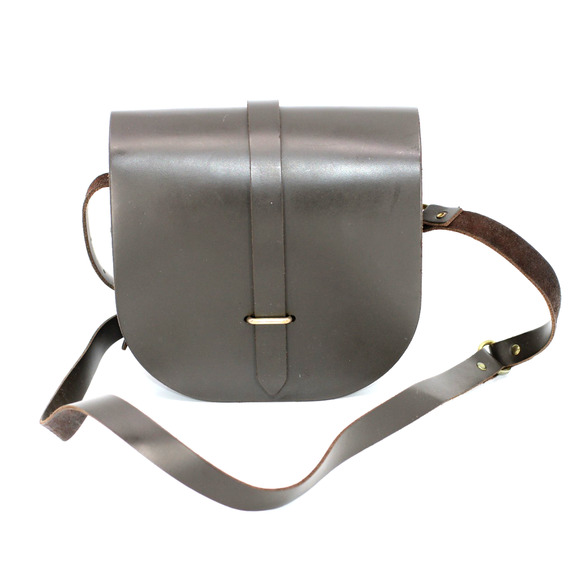 B0 The CAMBRIDGE SATCHEL CO Handmade Leather Saddle Crossbody Bag Shoulder Purse - Picture 2 of 5